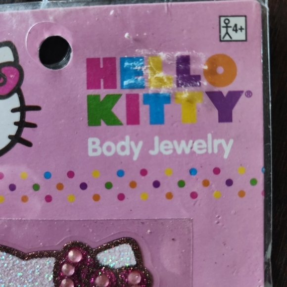 NWT Lot of 3 Hello Kitty Body Jewelry Sparkle Glitter Dress Up Cosplay Party New - Picture 3 of 4
